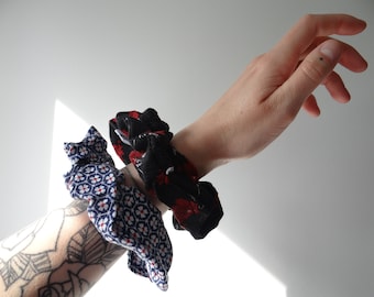 Chouchou upcyclé / Chouchou / Scrunchie / Accessoires cheveux / Revalorisation textile / Fabriqué en France / Fait-main