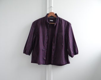 Chemise upcyclée / Chemise / Blouse / Vêtement / Upcycling / Kootanna / Créatrice française