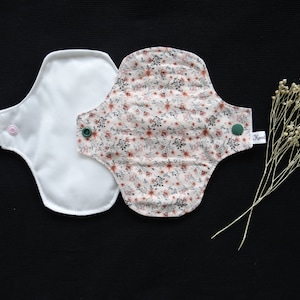 Waschbare Damenbinde, Größe S / Periodenschutz / Intimhygiene / Zero Waste / Französischer Designer / Handgefertigt