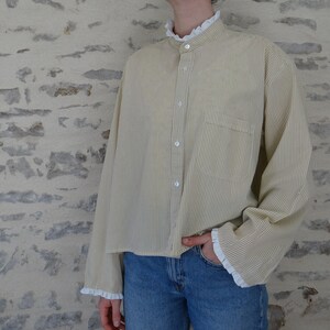 Upcycled shirt / Shirt / Blouse / Clothing / Upcycling / Kootanna / French designer image 4
