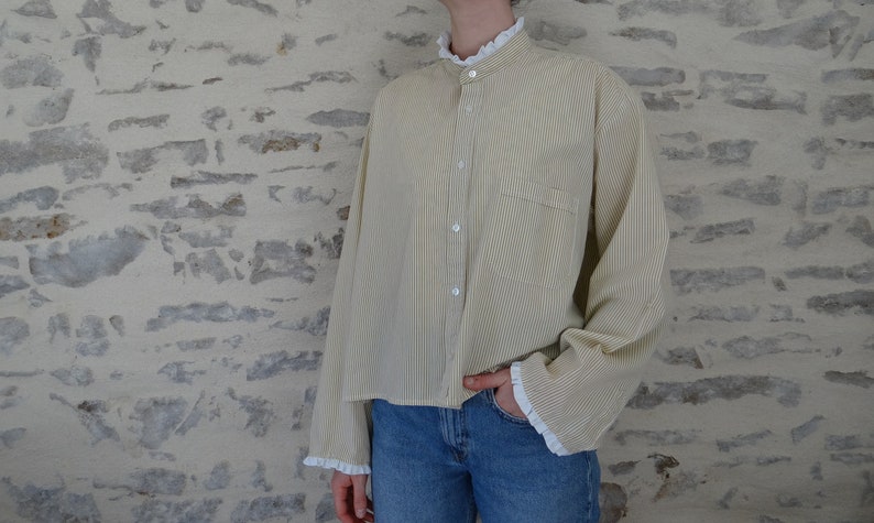 Upcycled shirt / Shirt / Blouse / Clothing / Upcycling / Kootanna / French designer image 4