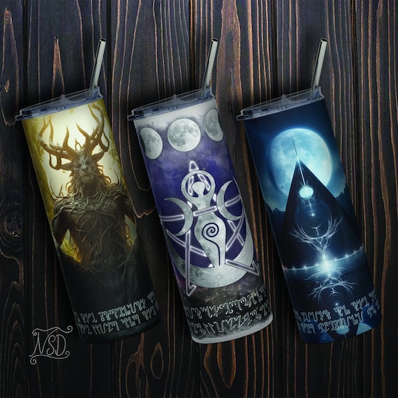 Whispers of the Old Ways: Pagan-Inspired Tumbler Collection