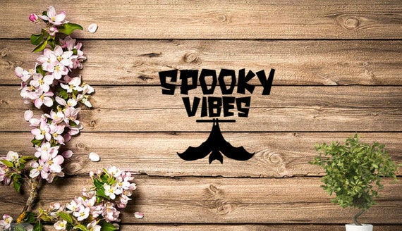 Spooky Vibes Car Decal, Decals For Goths, Gifts for him, Gift for her, Goth Gift, Spooky Decals, Spooky Season, Witchy Car Stickers