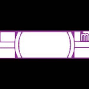 May include: Purple graphic with white arrows pointing in opposite directions. The text reads "All decals are measured on the longest edge."