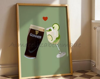 Hugo spritz to my Guinness print