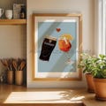 Guinness and aperol spritz print