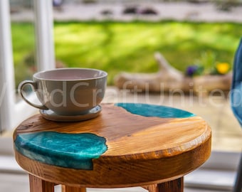 Side table, Coffee table, epoxy resin table