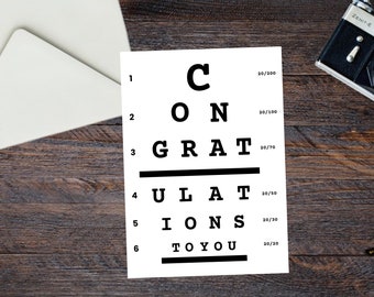 Optometrist Abschiedskarte – „A Truly Great Optometrist Is Hard To Find“ Mit Persönlicher Nachricht