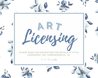 Custom Art Licensing | Illustration, Surface Pattern Design (Commercial Use)