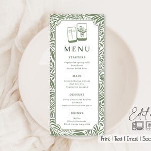 Mahjong Edytowalne Menu| 4x9| Rocznica| Turniej| Urodziny| Wydarzenia formalne| Święto Dziękczynienia| Każda okazja| Do druku| Drukuj z domu| Impreza