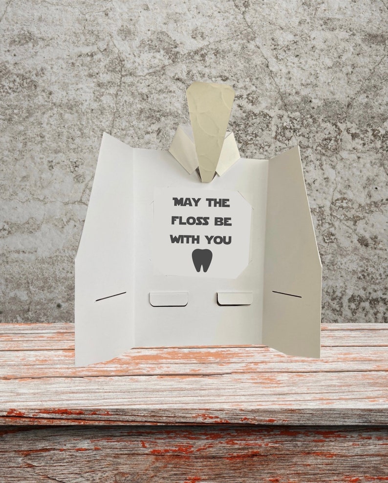 Dental White Coat Card SVG Easy Instant Download Scalable Cricuit