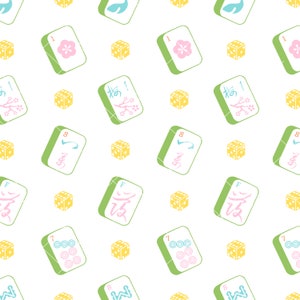 Mahjong Digital Paper| Instant Download| 12x12&quot;| High Resolution| PNG| PDF| Mahjong Lovers| Scrap Booking| Web Design| Wrapping Paper
