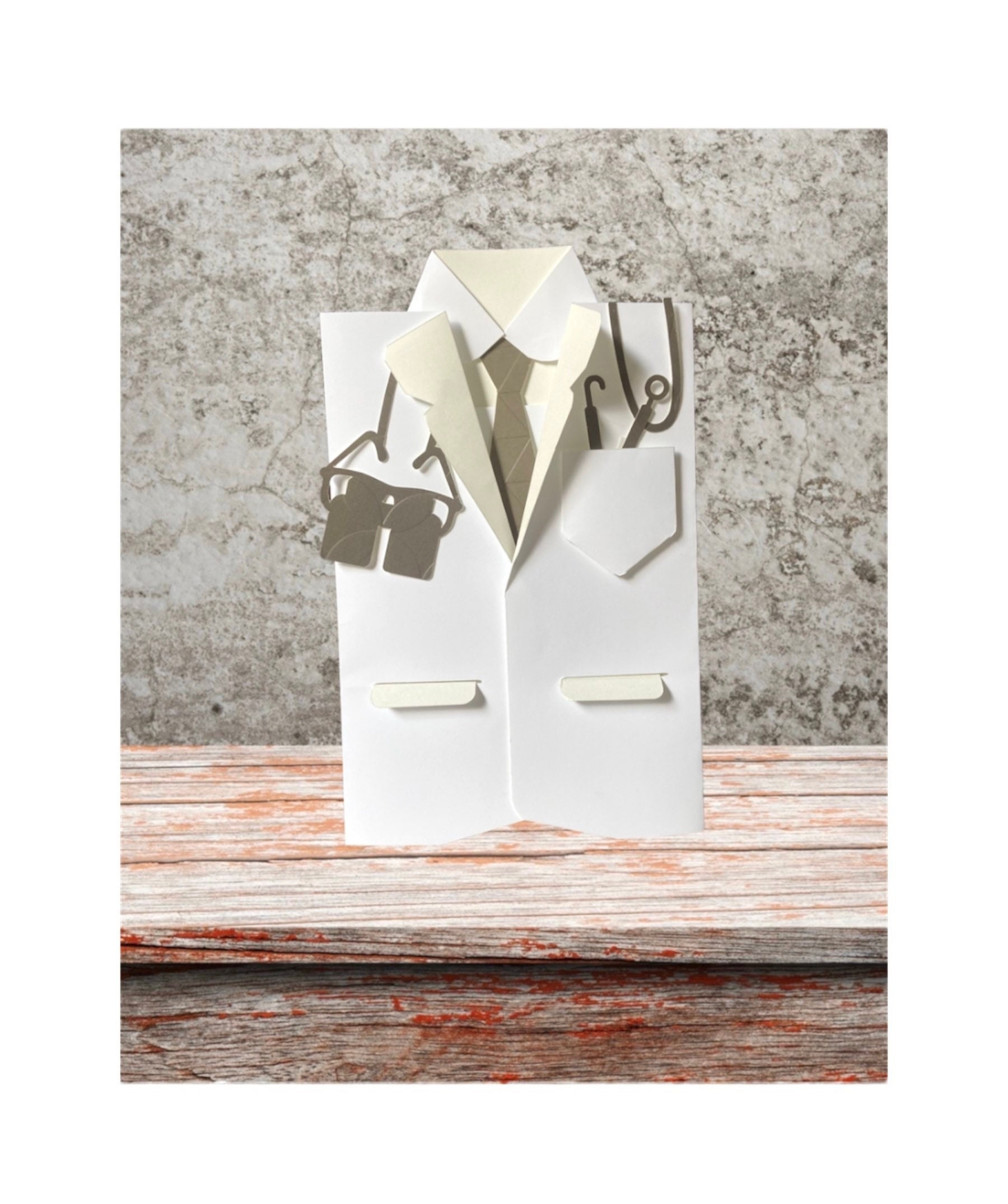 Dental White Coat Card SVG Easy Instant Download Scalable Etsy