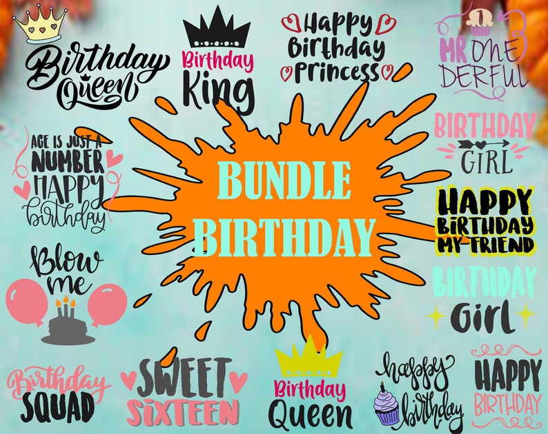 Download Cricut Birthday Cake Svg Silhouette Digital Download 14 Happy Birthday Svg Files Happy Birthday Svg Bundle Happy Birthday Cut File Clip Art Art Collectibles Vadel Com