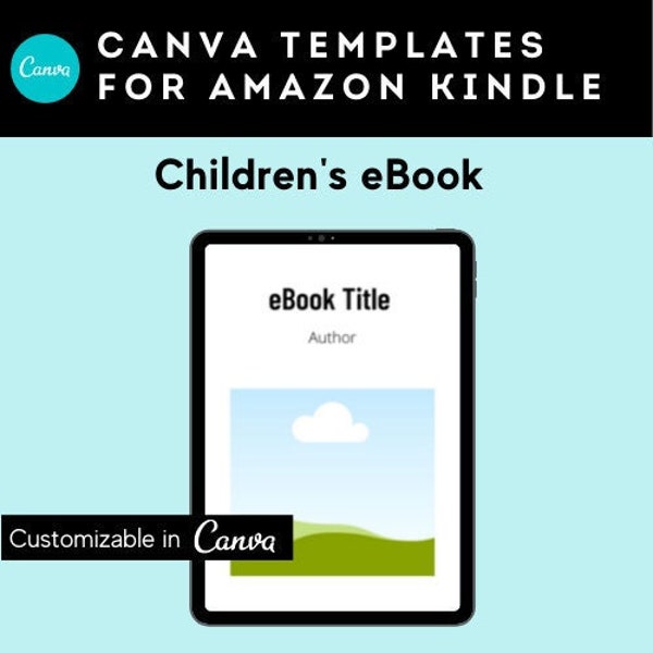 Children's eBook template for Amazon KDP, customizable with Canva