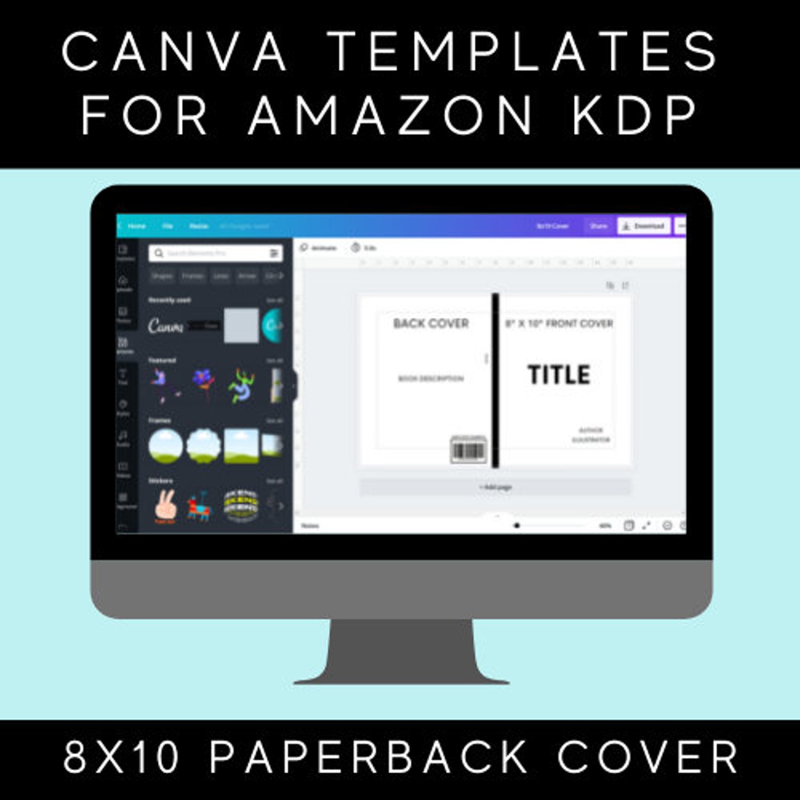 8x10 Canva Template for KDP Children's Paperback Book Etsy Australia 8x10 Canva Template for KDP Children's Paperback Book Etsy Australia
