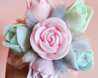 Bouquet Parfumé | BRUME FLEURìE | 12 Parfums de Grasse | Cire de colza | 150g