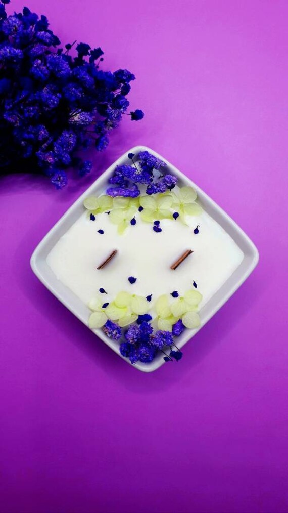 Bougie Parfumée et Fleurie | Violette Des Bois