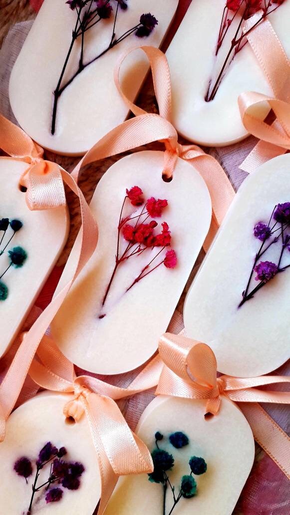 Tablettes de Cire Parfumées et Fleuries