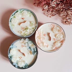 Natural Scented and Floral Candles | Cotton Flower | Clean Linen | Rice Powder | Soy Wax | Grasse Perfumes