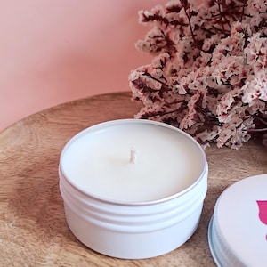 Mini Handmade Scented Candle – Natural Soy Wax – 10 Fragrances from Grasse – Handmade in France – Eco-Friendly Gift Idea
