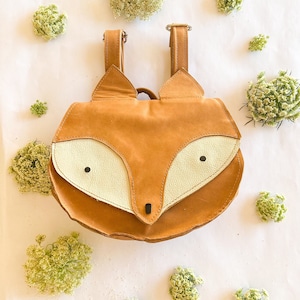 Woodland animal Backpack, Children’s backpack  fox-shape, Special and unique gift for children