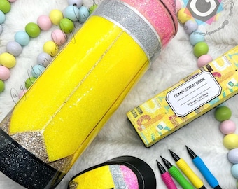 Gepersonaliseerde pennenhouder, leraar bureau-organizer