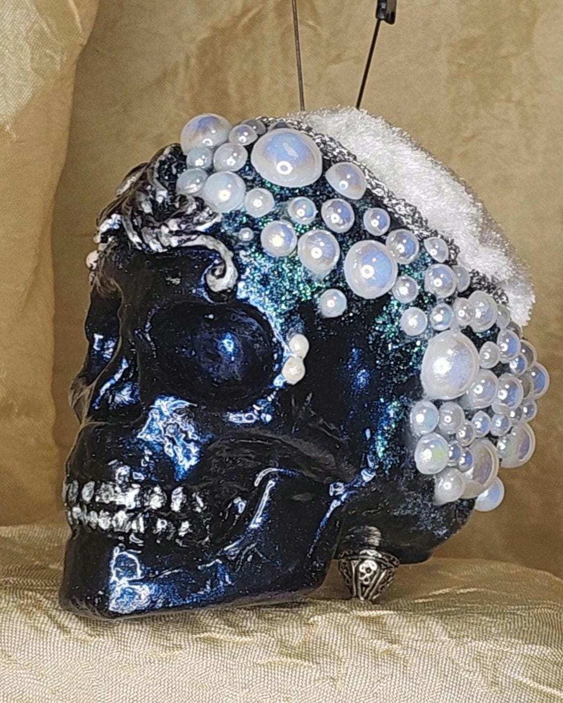 Skull Pin Cushion - Etsy New Zealand display picture 3