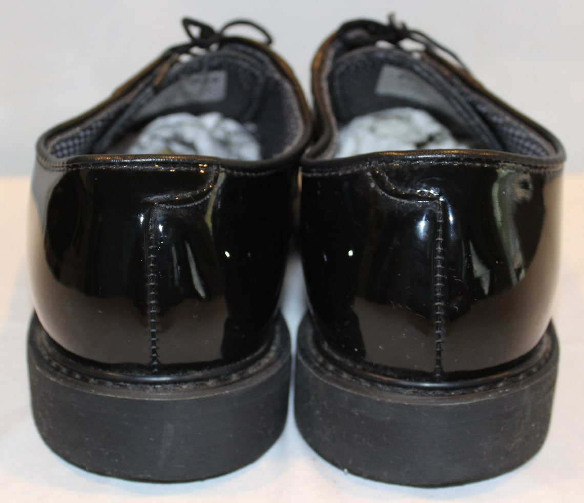 New Bates MILITARY DRESS SHOES Black Patton Sz 11 Etsy