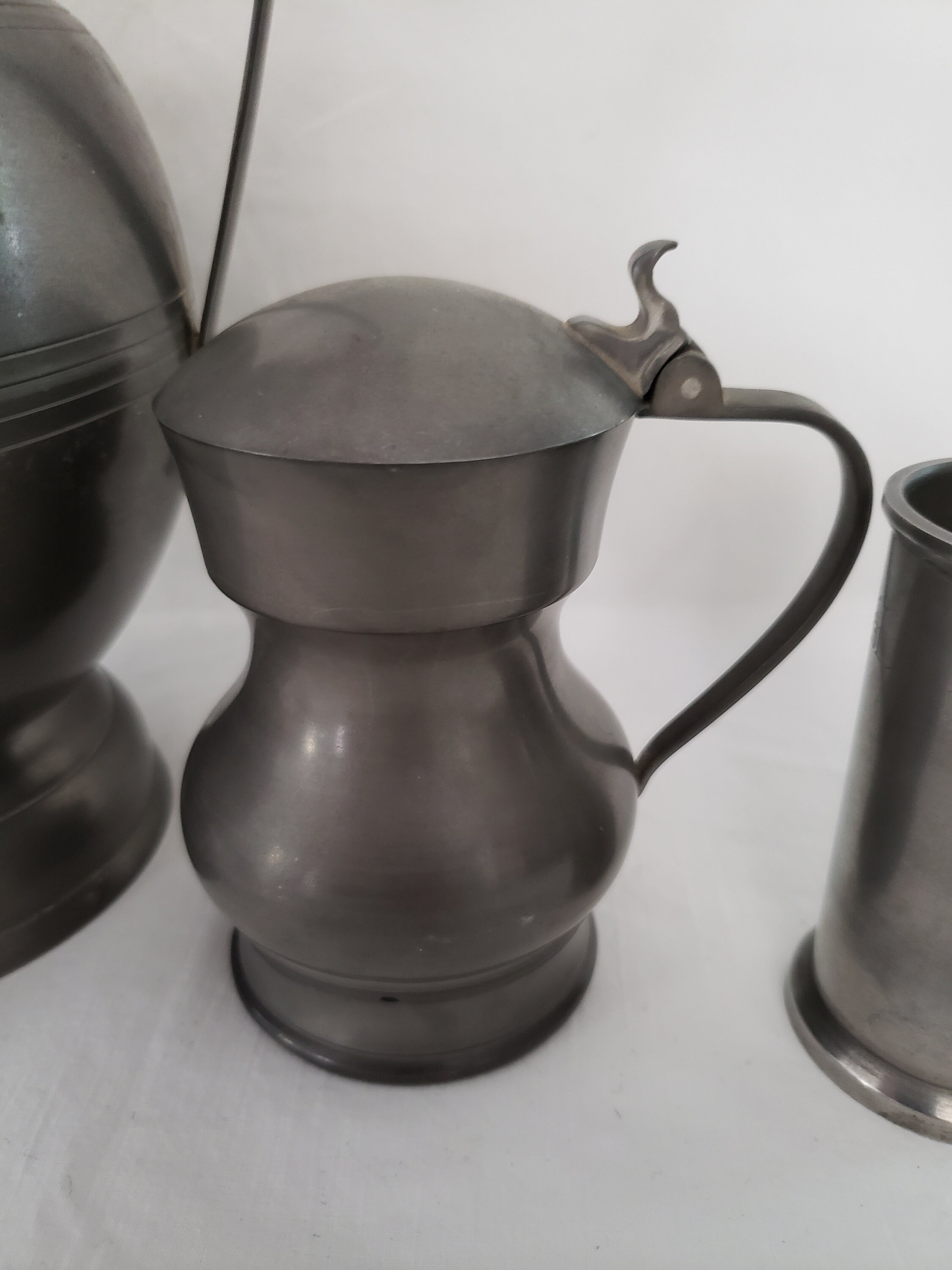 Vintage 4 pc. Metawa Holland Real Pewter ETAIN PUR SET Etsy