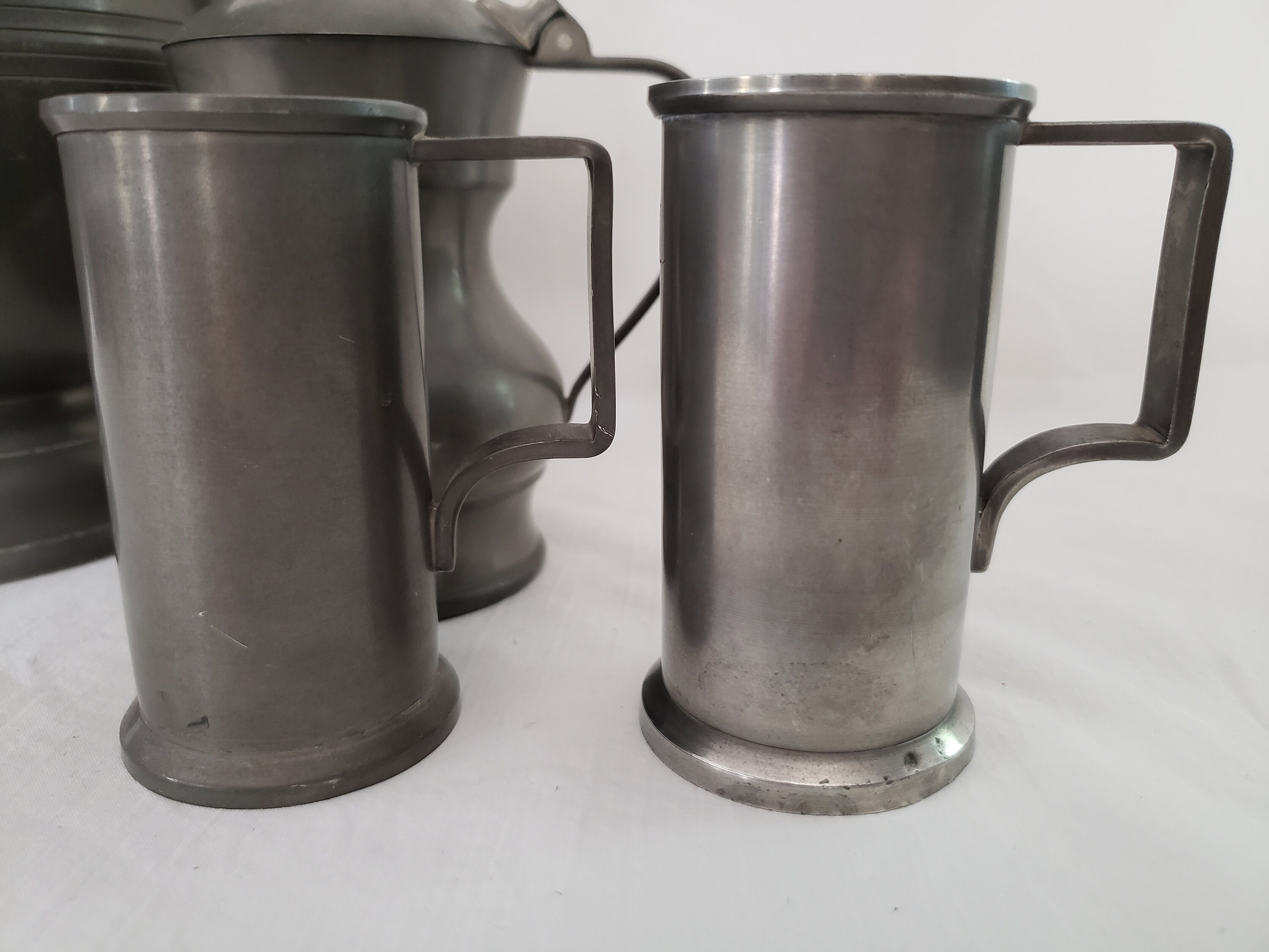 Vintage 4 pc. Metawa Holland Real Pewter ETAIN PUR SET Etsy