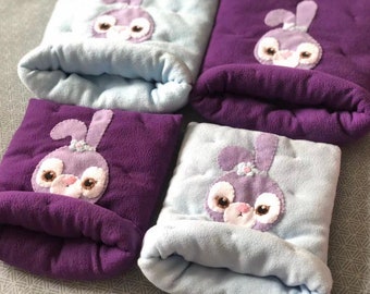 Bunny Snuggle Sack All Seasons/Winter Cozy Soft Warm Feel Safe Sleeping Bed Nest Cadeaux