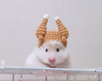 Turkey Thanksgiving Pet Hat-Hedgehog/Hamster/Parrot/Squirrel/Guinea Pig/Rat/Chinchilla/Ferret/Bunny/Sugar Glider/Bird/Leopard gecko/Quail