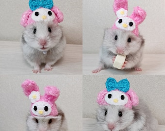 Small Pet Hat Gifts-Hedgehog/Hamster/Squirrel/Guinea Pig/Rat/Chinchilla/Ferret/Bunny/Sugar Glider/Bird/Leopard gecko/Quail/Duck/Ball Python