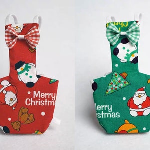 Handmade Parrot Bird Christmas Clothes with Diaper-Quakers/Cockatiel-3