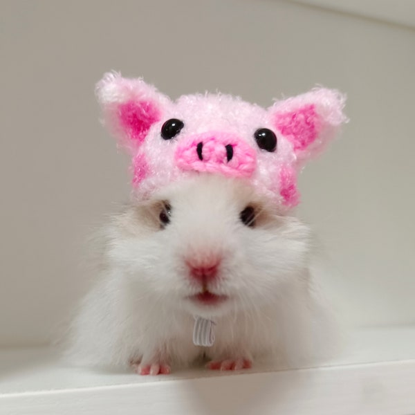 Pig Pet Hat Gifts-Hedgehog/Hamster/Squirrel/GuineaPig/Rat/Chinchilla/Ferret/Bunny/Parrot/SugarGlider/LeopardGecko/Quail/Duck/BallPython/Bird