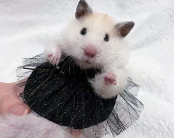 Huisdierjurk voor eekhoorn/chinchilla/syrische hamster/konijn/fancyrat/cavia/suikerzweefvliegtuig/fret