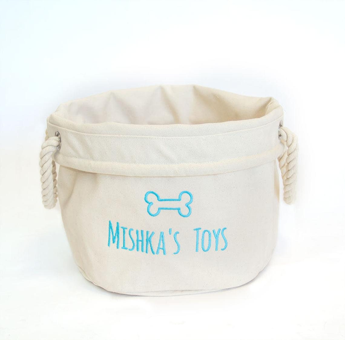 Personalized Dog Toys Dog Toys Basket Pet Storage Dog Etsy