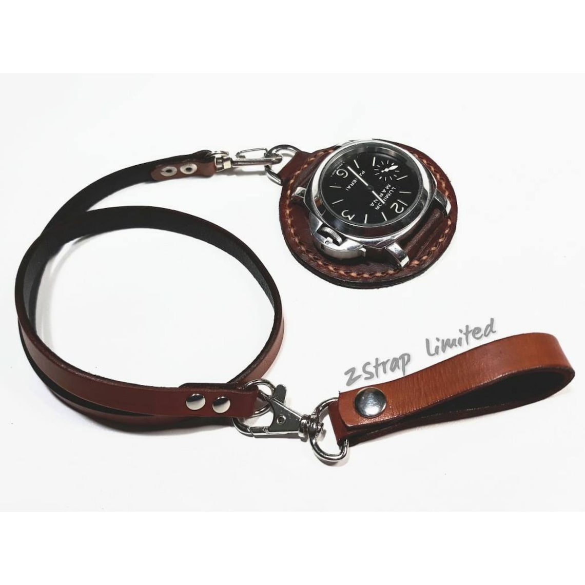 Watch Saddle, Pocket Watch Holder, Watch Case, Watch Strap, Unigue Men Gift, Gift for Him