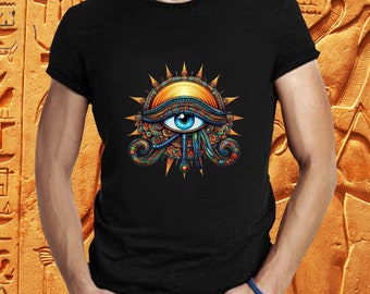 Eye of Horus, Egyptian God, Ancient, Egyptian, Tshirt, Ancient Egypt, history shirt, Egypt shirt, egyptian costume, gift for him, gift men
