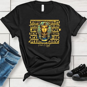 Tutankhamun Pharaoh Mask T-Shirt: Egyptian King Tut Souvenir
