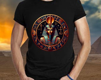 Pharoah, Zentangle art, Egyptian God, Ancient, Egyptian, Tshirt, history shirt, Egypt shirt, egyptian costume, gift for him, gift men