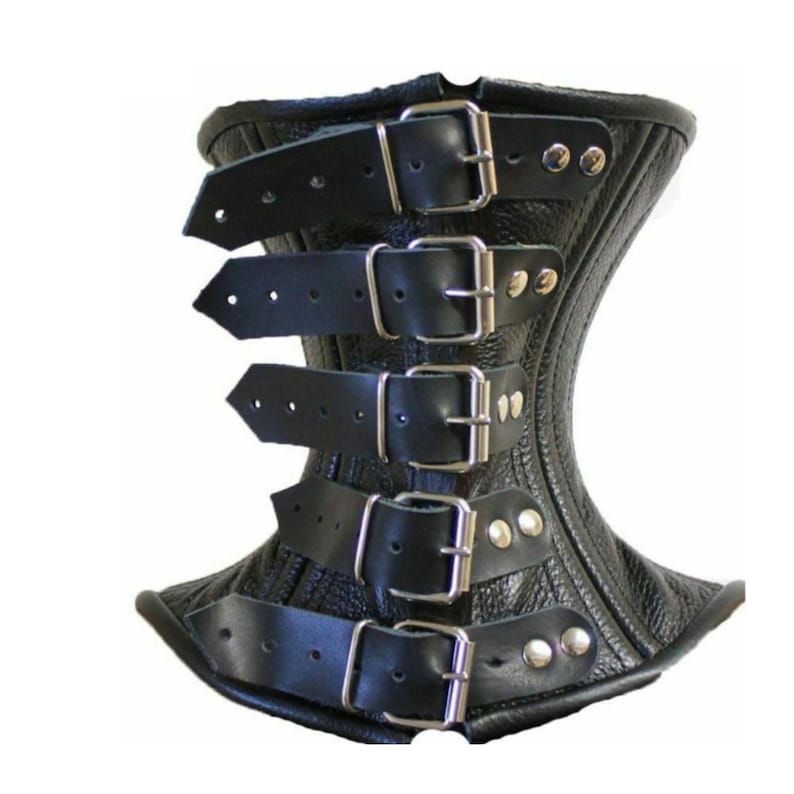 Neck Corset, Mouth Corset, Mouth Neck Corset, Corset Collar, Leather Neck Corset, Gothic Collar, Posture Collar, Leather Muzzle, Leather Collar Mask, Leather Mask, Neck Mask, Fashion Mask, Steampunk Neck Mask