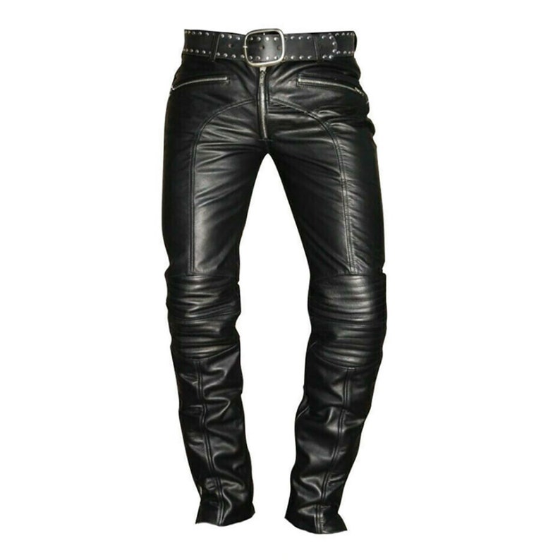 Pure Leather Men Trouser, Biker Leather Trouser , Leather Trouser ...