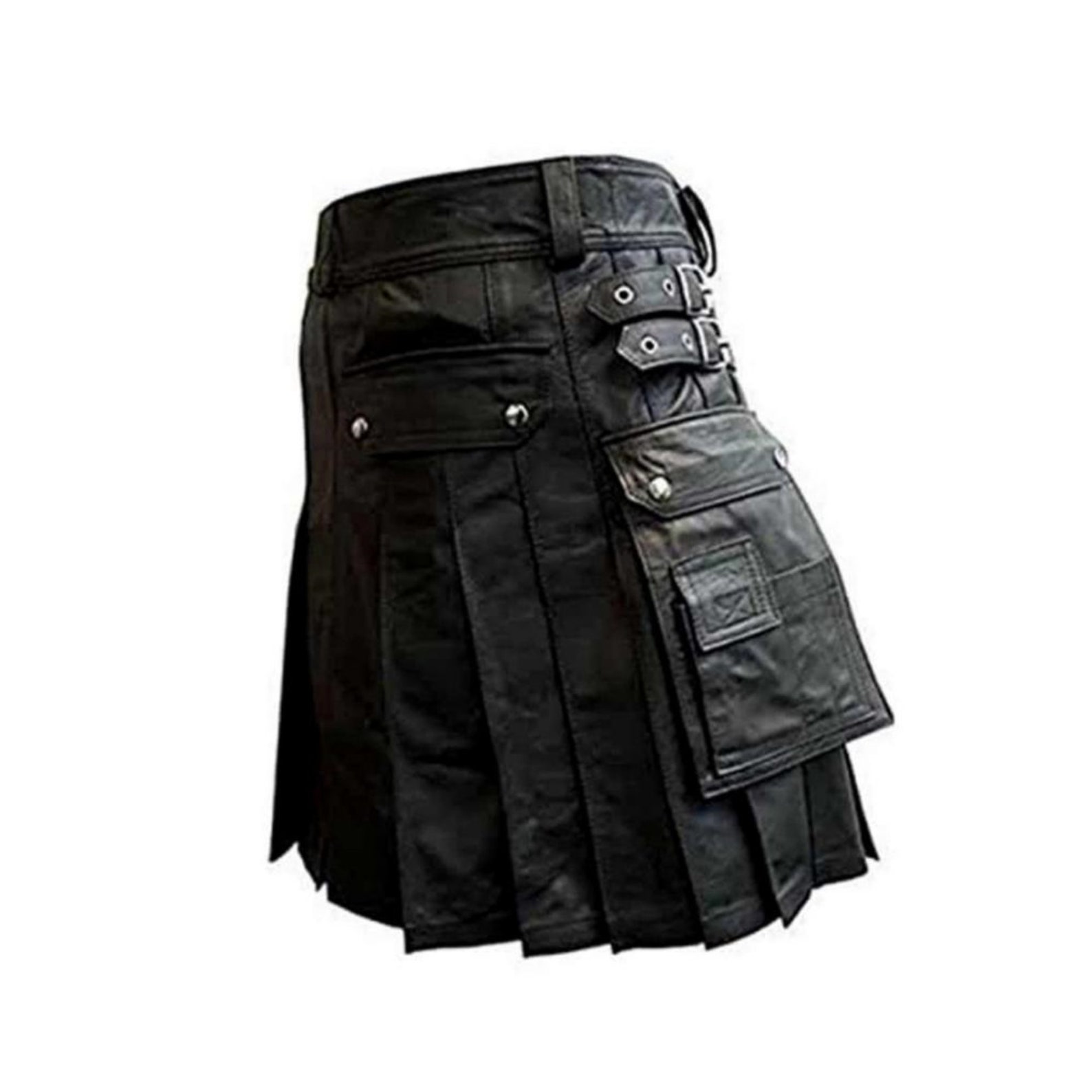 Men Kilt, Leather Kilt Men, Leather Kilt, Gladiator Style Kilt