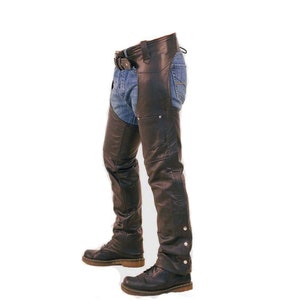 Handmade Chaps Biker Chaps Real Leather 
