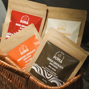 Pilz-Schokoladentafeln - 4-Geschmacksrichtungen (8 Tafeln) | Gesunde Ostern | Funktionales Gourmet Schokoladengeschenk I Superfood-Genuss