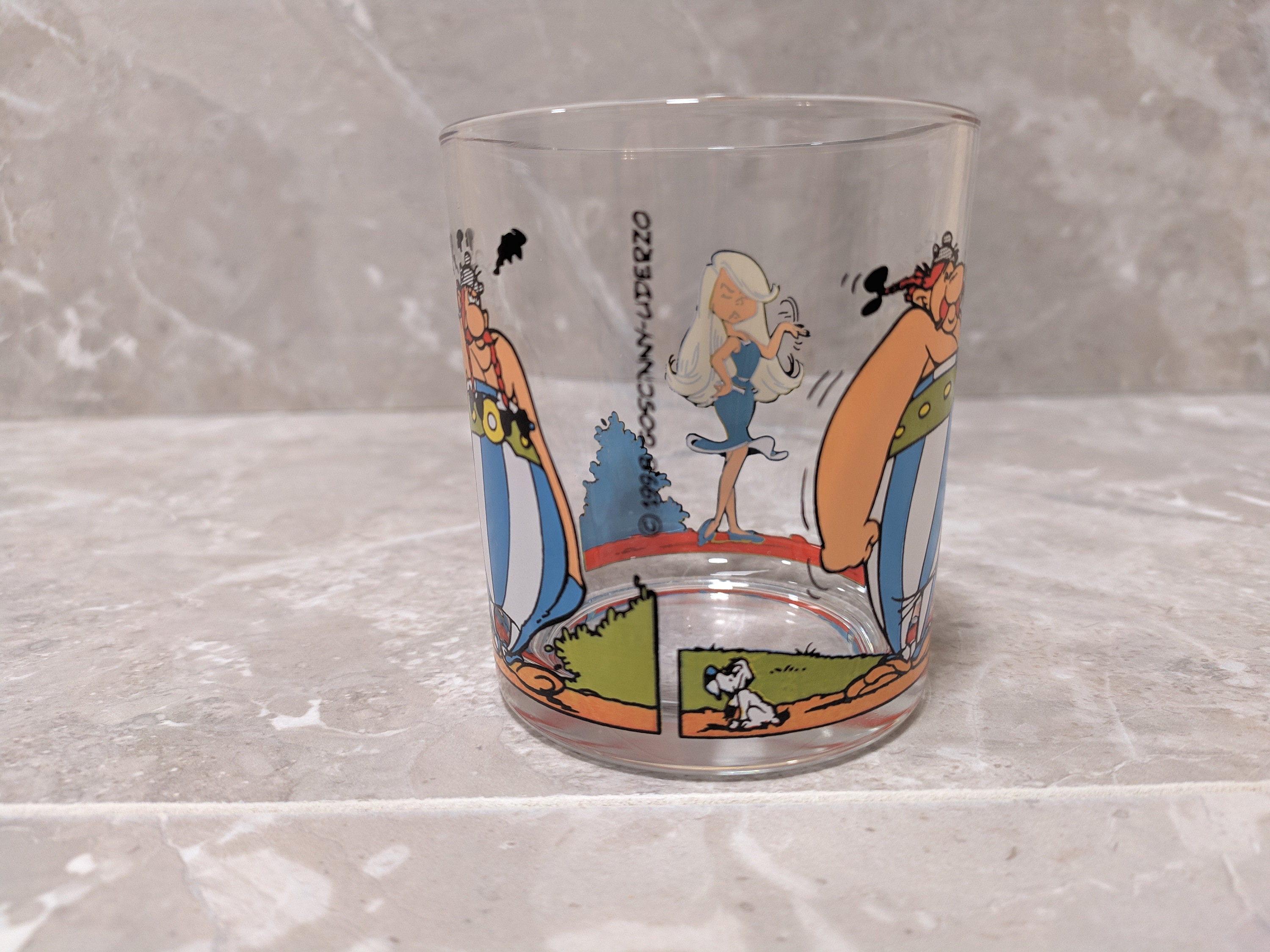 ASTERIX and Obelix RARE Nutella Collection Glasses 1998 | Etsy