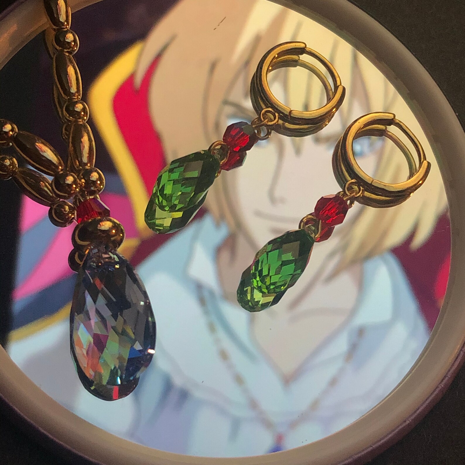 Howl Jenkins Pendragon Earrings Necklace Set Etsy