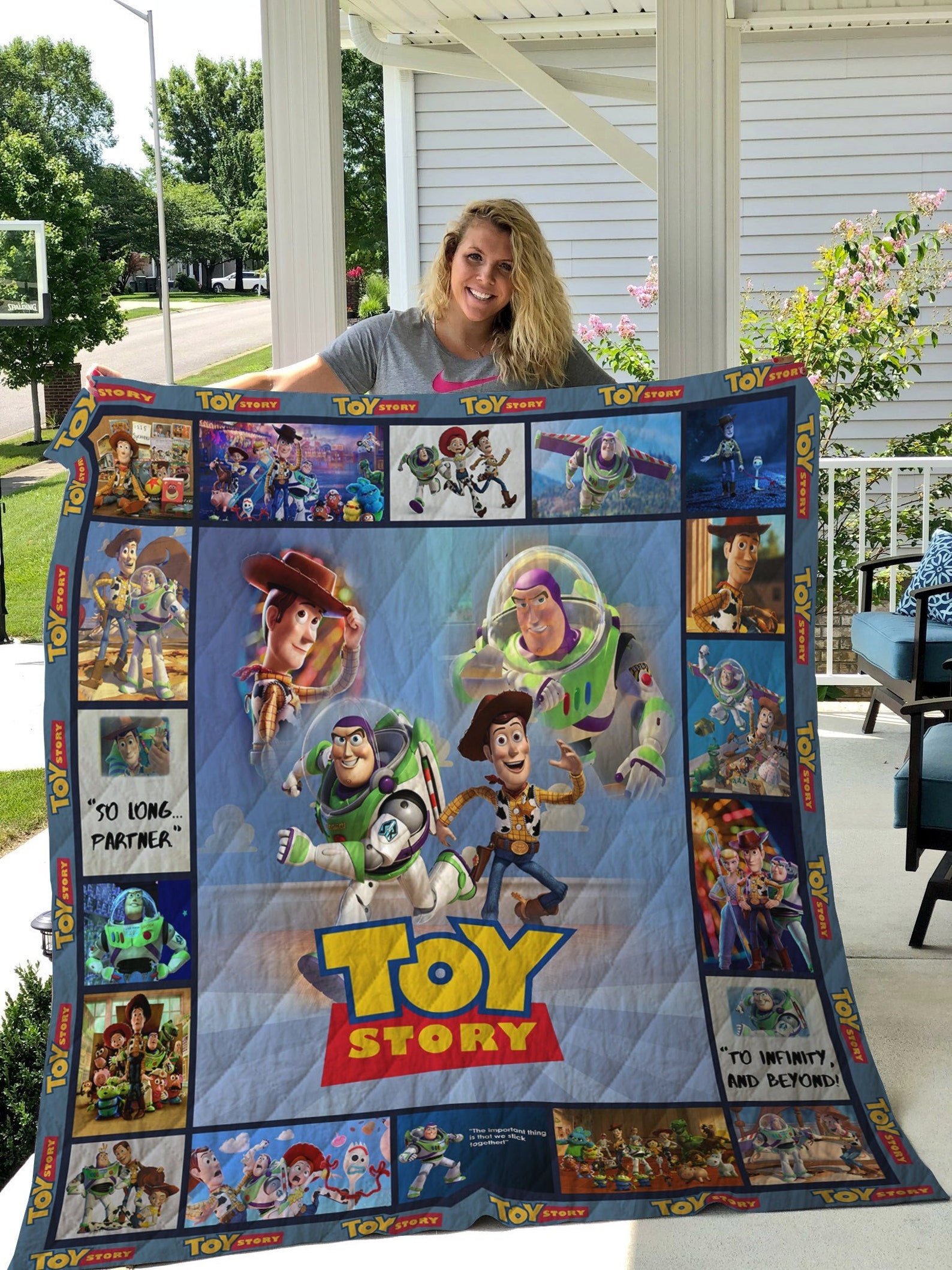 Toy Story 11 Quilt Blanket Bedding Family Gift Idea For Fans Etsy